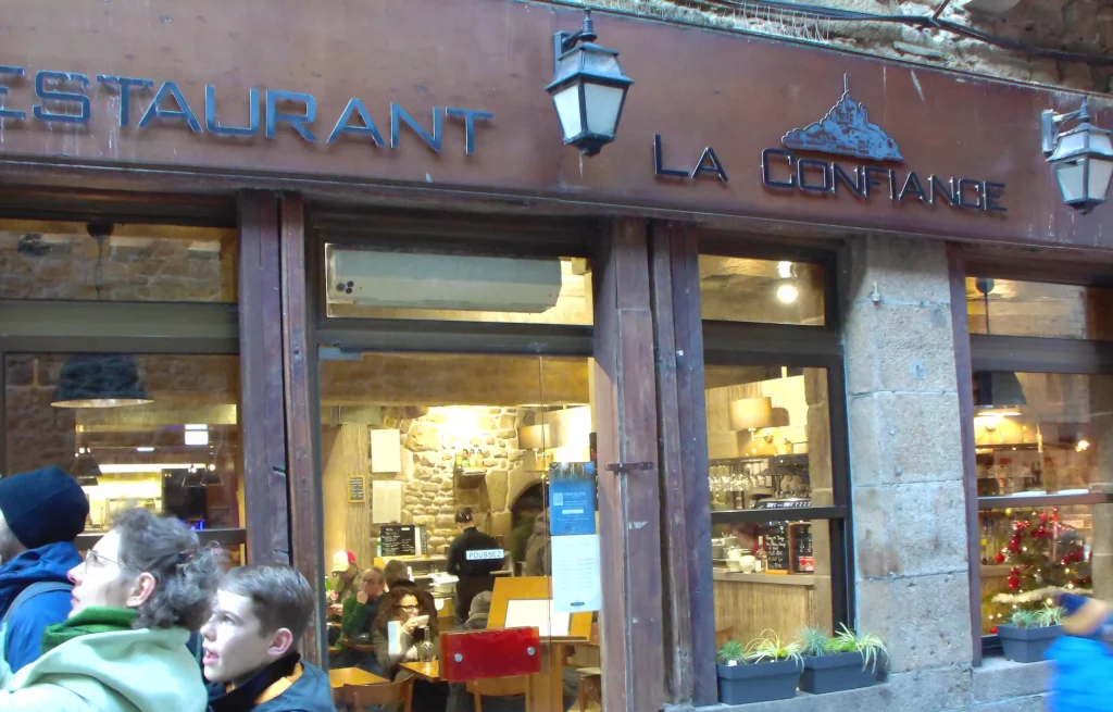 hotel restaurant la confiance, mont saint michel